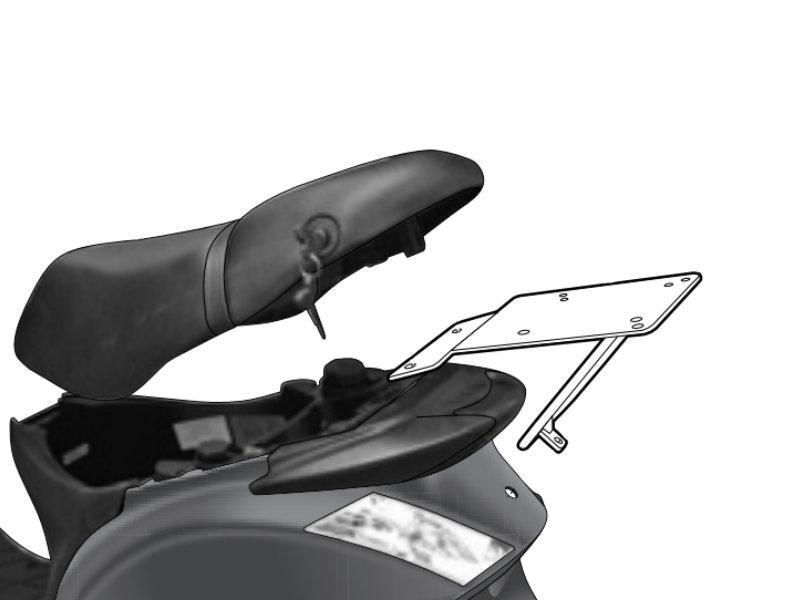 SHAD Top Master Fitting Kit - Piaggio ZIP 50