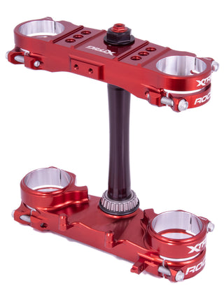 XTRIG ROCS Pro Triple Clamp Offset 20-22 mm - Red Honda CRF250R/450R