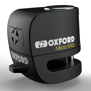 OXFORD Micro XA5 Alarm-Scheibenschloss, Schwarz