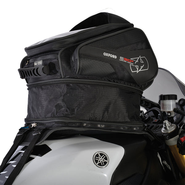OXFORD S30R Strap-On Tankrucksack Schwarz 30L