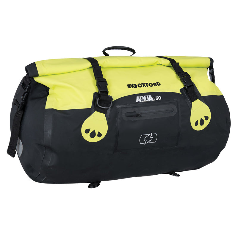 OXFORD Aqua T-30 Roll Bag Black/Neon Yellow 30L