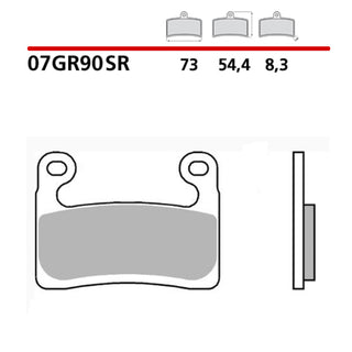 BREMBO Road/Sport Sintermetall-Bremsbeläge - 07GR90SR