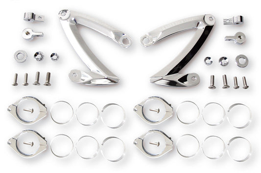 HIGHSIDER Z-Style Light Mount Set - 38/41 mm