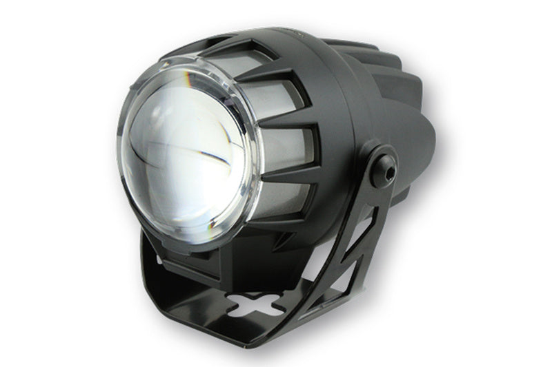 HIGHSIDER LED headlight Dual-Stream, black, lens diameter 45 mm