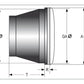 HIGHSIDER Voyage Headlight Insert LED - 7"