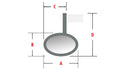 HIGHSIDER Action Bar End Mirror - By Unit