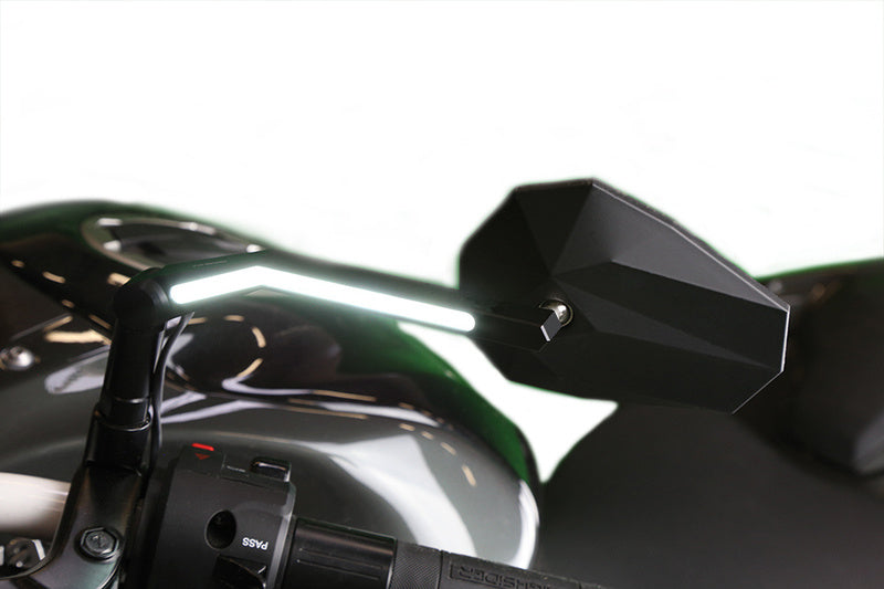 HIGHSIDER Mirror STEALTH -X3 with LED position light - by pair