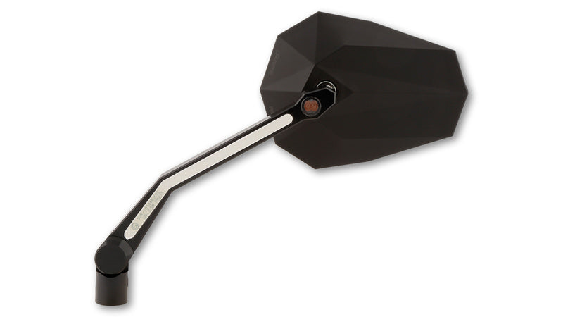 HIGHSIDER Mirror STEALTH -X4 with LED indicator & position light - by pair