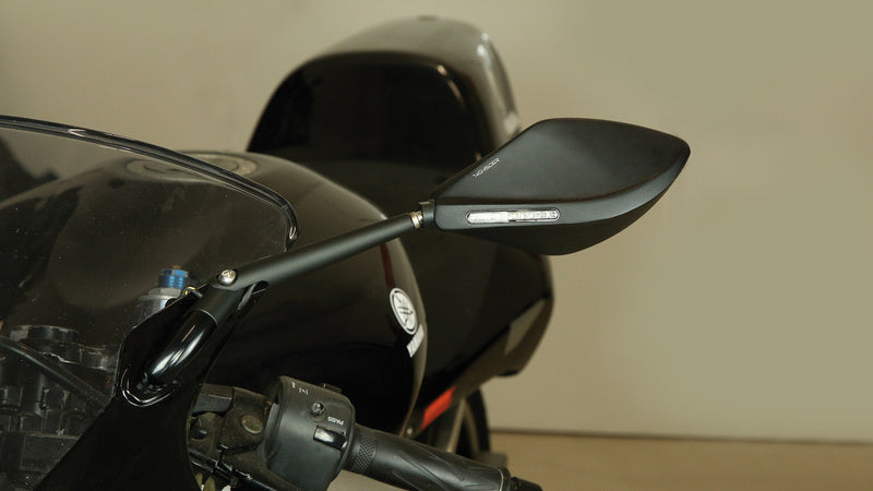 HIGHSIDER Torezzo Fairing Mirror - with sequence LED Indicators