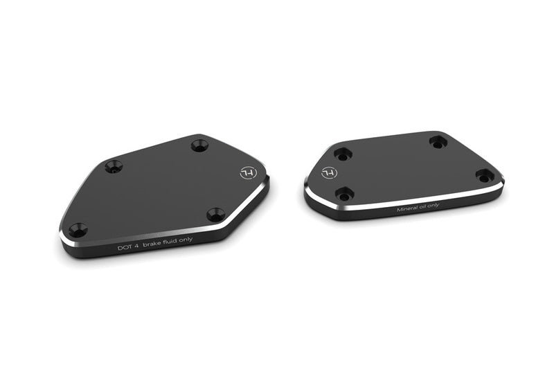 HIGHSIDER Clutch/Brake Fluid Reservoir Cover Set - BMW RnineT