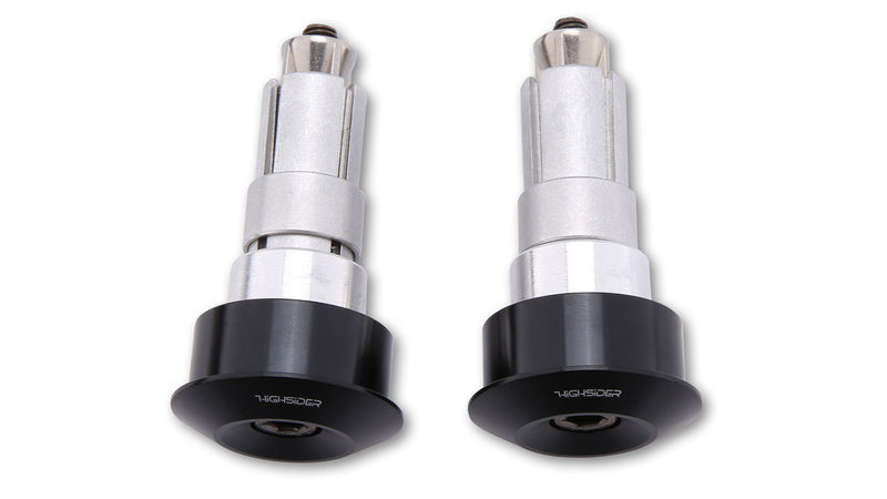 HIGHSIDER Handlebar Weights DOT, Aluminium, Black