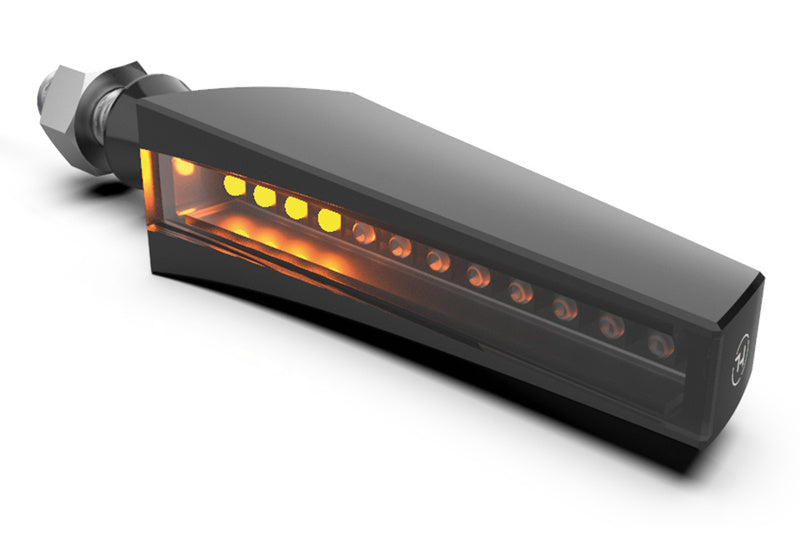 HIGHSIDER LED Sequence Indicator STS 1, Black Housing, Tinted Glas