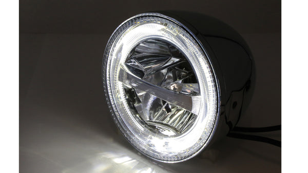 HIGHSIDER 5 3/4 Zoll LED Scheinwerferkreis, Chrom - 1108610002