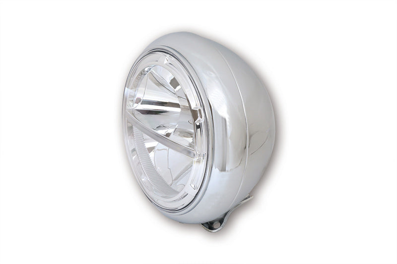 HIGHSIDER 7 Inch Voyage HD-Style LED Head Light, Bottom Mounting - 1108617001