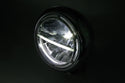 HIGHSIDER 7 Inch Voyage HD-Style LED Head Light, Bottom Mounting - 1108617001