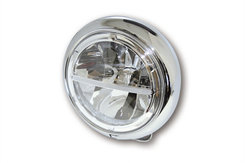 HIGHSIDER 7 Inch Voyage HD-Style LED Head Light, Bottom Mounting - 1108617001
