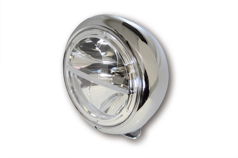 HIGHSIDER 7 Inch Voyage HD-Style LED Head Light, Bottom Mounting - 1108617001