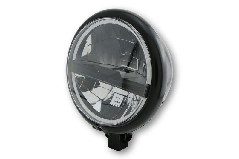 HIGHSIDER 5 3/4 Inch LED Head Light Bates Style Type5, Black