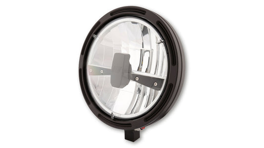 HIGHSIDER 7 Zoll LED Hauptscheinwerferrahmen-R1 Typ3, schwarz, Befestigung unten