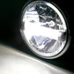HIGHSIDER 7 Inch LED Main Head Light Frame-R1 Type4, Black, Bottom Mounting