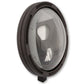 HIGHSIDER 7 Inch LED Main Head Light Frame-R1 Type8, Black, Bottom Mounting