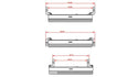 HIGHSIDER 5 3/4 Inch LED Head Light Frame-R2 Jackson, Black, Side Mounting