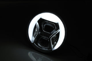 HIGHSIDER 7 Zoll LED Scheinwerfereinsatz Typ8 - 1108637002