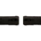 HIGHSIDER Akron Handlebar Grip Rubber, 7/8 Inch (22.2 mm), 132 mm, Black