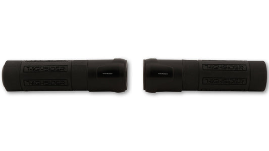 HIGHSIDER Akron Handlebar Grip Rubber, 7/8 Inch (22.2 mm), 132 mm, Black