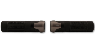 HIGHSIDER Akron Handlebar Grip Rubber, 7/8 Inch (22.2 mm), 132 mm, Titanium