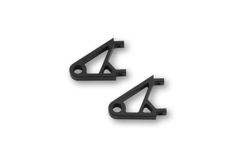 HIGHSIDER CNC Aluminium Lamp Holder XS, Black anodized, (pair)