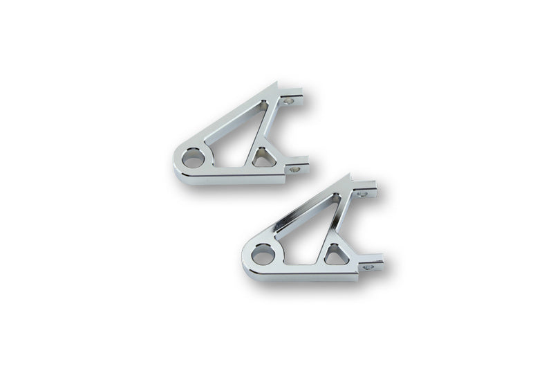 HIGHSIDER CNC Aluminium Lamp Holder XS, Chromed, (pair)
