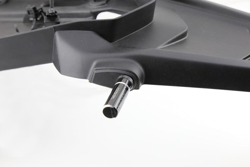 HIGHSIDER Aluminium Rear Indicator Mounting Plate s For BMW RnineT, Black, Set