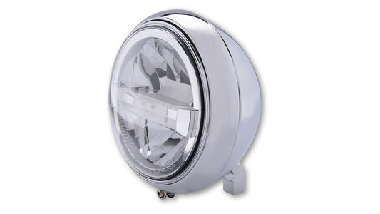 HIGHSIDER 7 Zoll LED Scheinwerfer Yuma 2 Typ 4 mit TFL, Chrom
