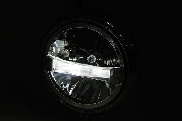 HIGHSIDER 7 Inch LED Spot Light Yuma 2 Typ 4 With TFL, Chrome