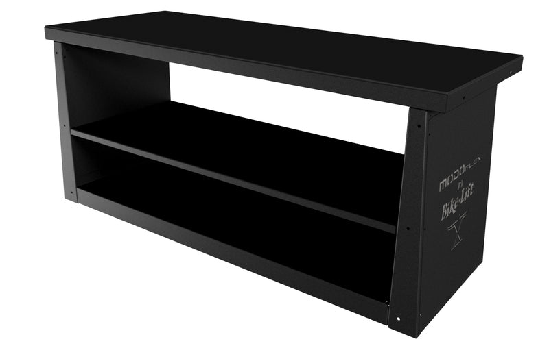 BIKE-LIFT MODOFlex Workshop Bench with Double Shelf