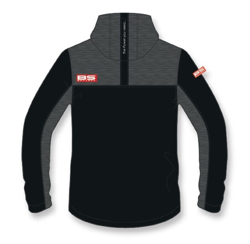 BS BATTERY BS Factory Softshell Jacket - Black/Grey Size XXL
