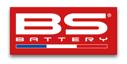 BS BATTERY French Flag Big Sticker - Red 300x131mm