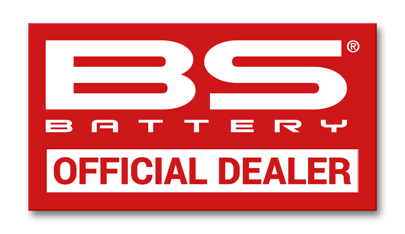 BS BATTERY Official Dealer Sticker - 70x130mm