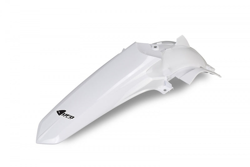 UFO Rear Fender - White Yamaha YZ125/250