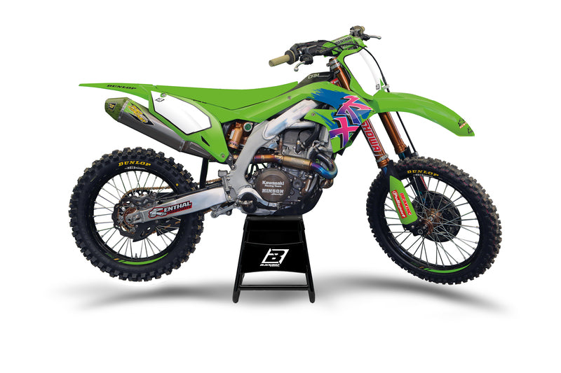 BLACKBIRD Retro Graphic Kit - Kawasaki KX125/250 - 1110319