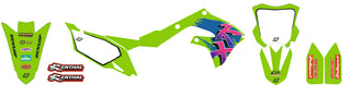 BLACKBIRD Retro Graphic Kit - Kawasaki KX125/250 - 1110321