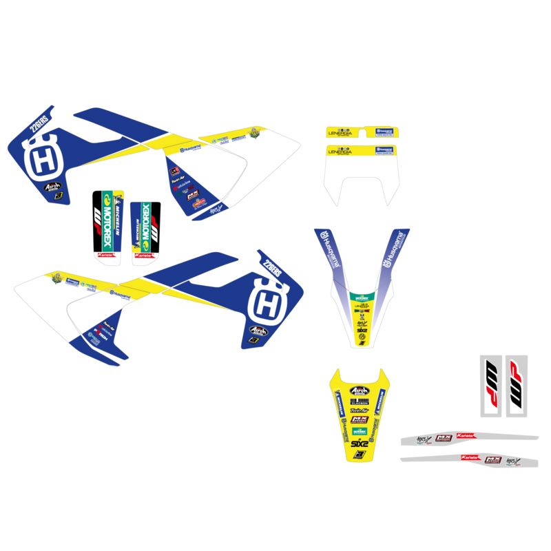 BLACKBIRD Replica Trophy 21 Graphic Kit - Husqvarna FC/TC/TE/FE - 1110325