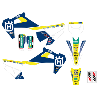 BLACKBIRD Replica Trophy 21 Graphic Kit - Husqvarna FC/TC/TE/FE - 1110327