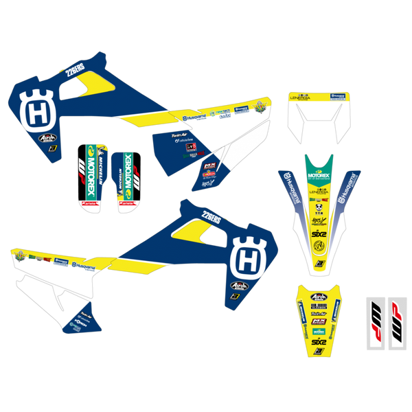 BLACKBIRD Replica Trophy 21 Complete Graphic Kit - Husqvarna FC/TC/TE/FE - 1110351