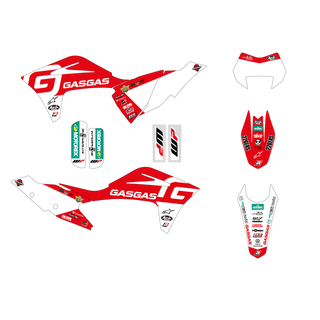 BLACKBIRD Replica Trophy 21 Complete Graphic Kit - Gas Gas MC/EC