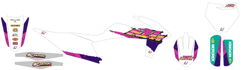 BLACKBIRD Retro Graphic Kit - KTM EXC/SX-SXF