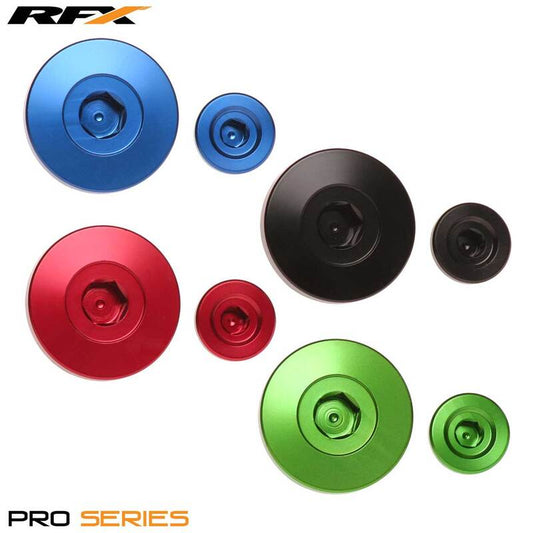 RFX Pro Engine Timing Plug Set (Black) - Kawasaki KXF250/450