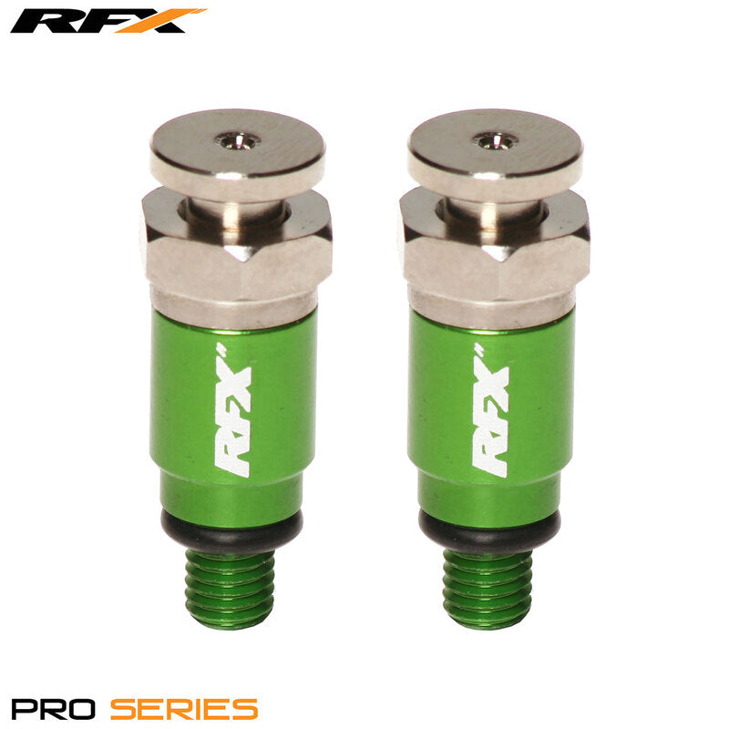RFX Pro Fork Air Bleeders M5x0.8 (Green) Kayaba/Showa