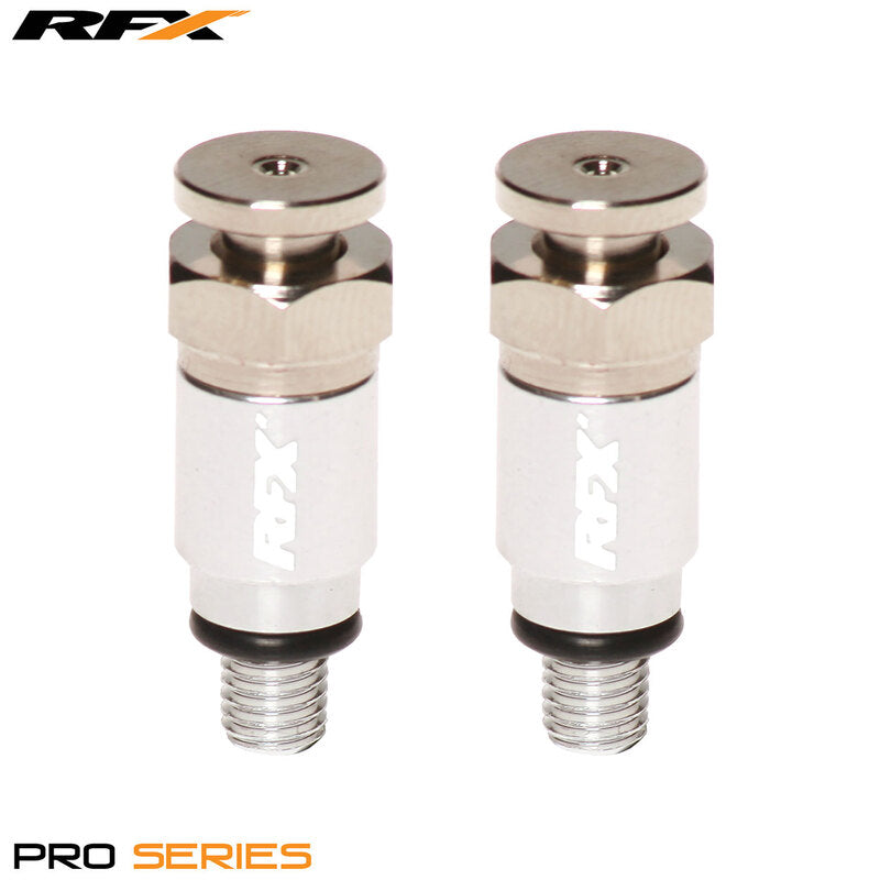 RFX Pro Fork Air Bleeders M5x0.8 (Silver) Kayaba/Showa